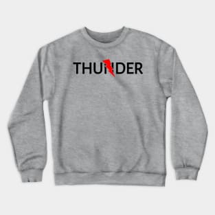 Thunder Black Crewneck Sweatshirt